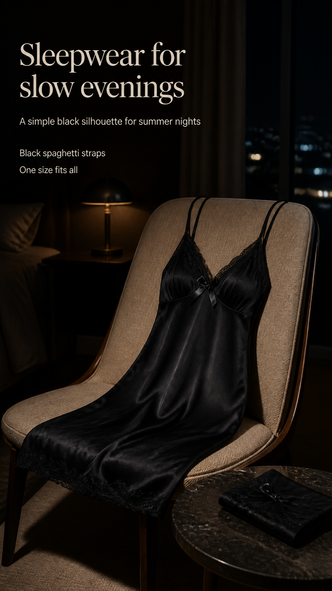 Deep V Home Sleeping Skirt Summer Thin Pajama