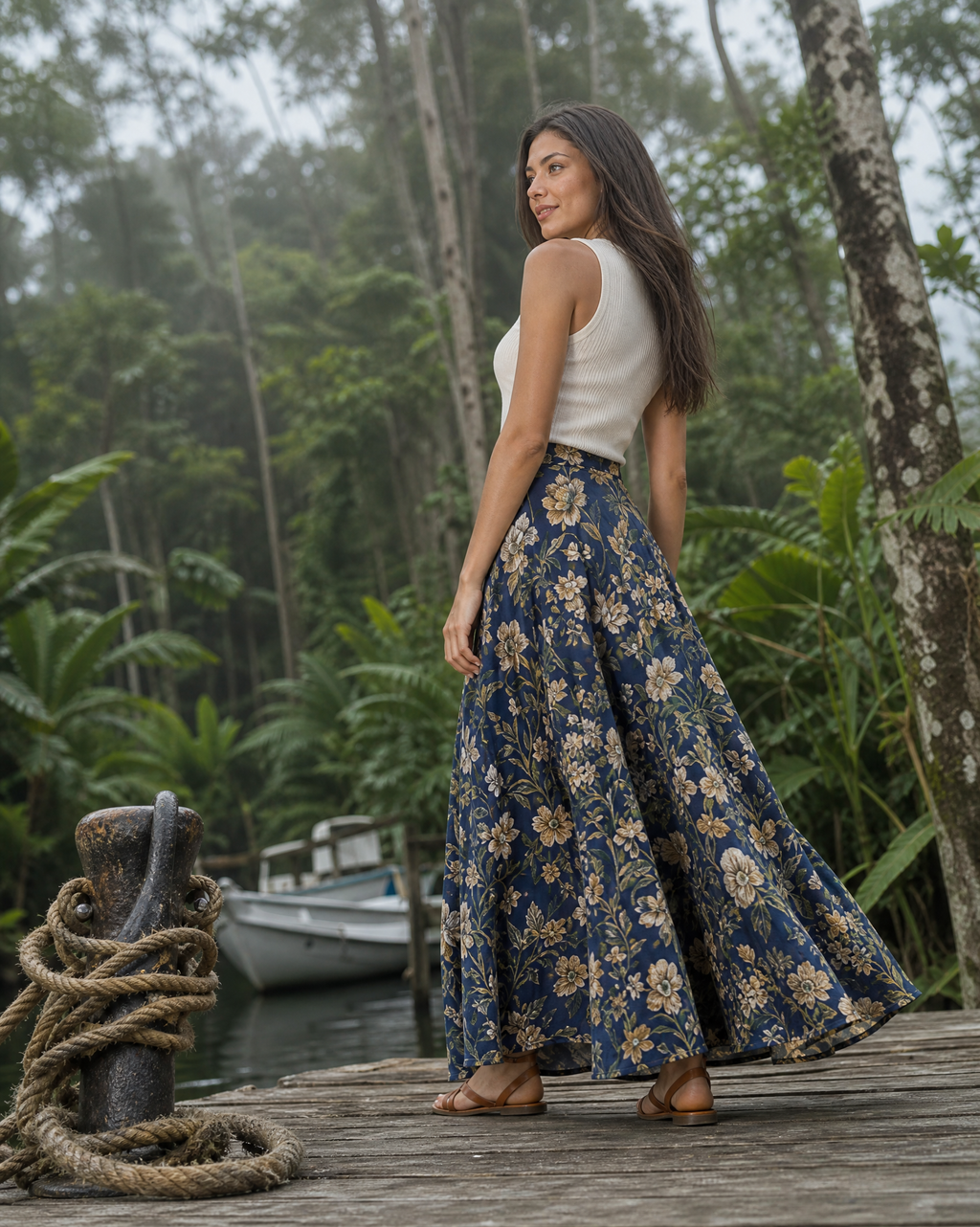Floral Skirt